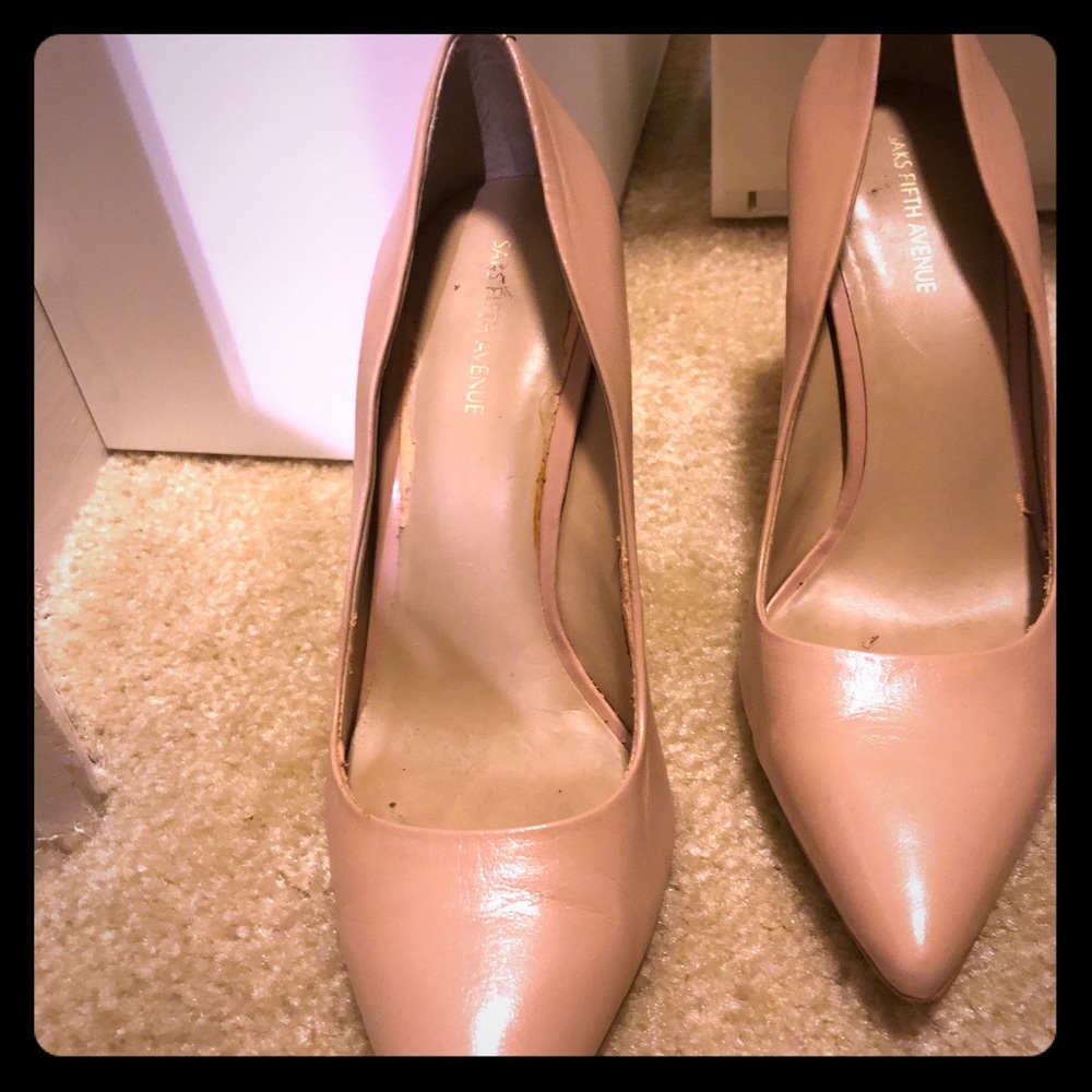 COPY - COPY - Saks Fifth Avenue, Cady Leather Pum…